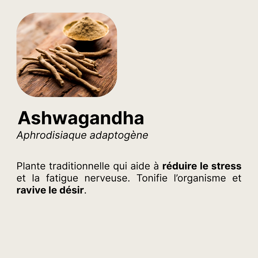 Ashwagandha â aphrodisiaque adaptogĂšne