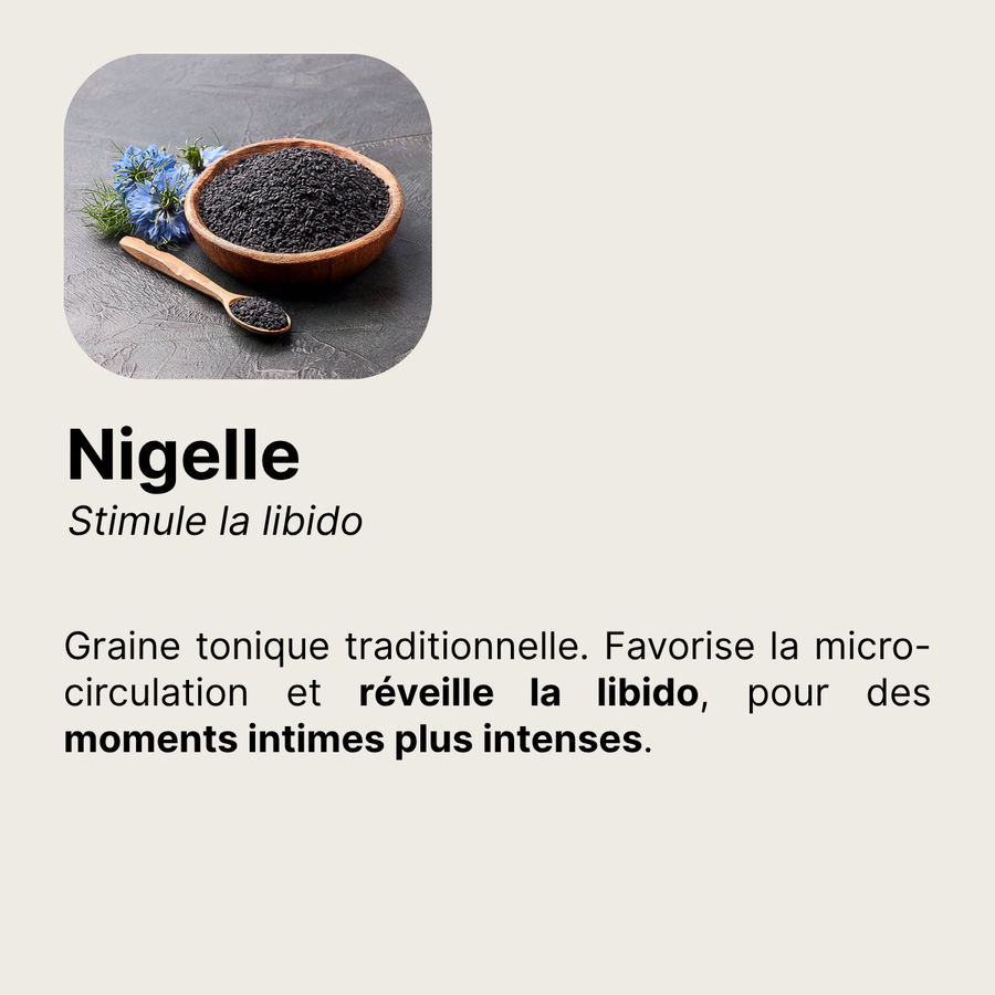 Nigelle â stimule la libido